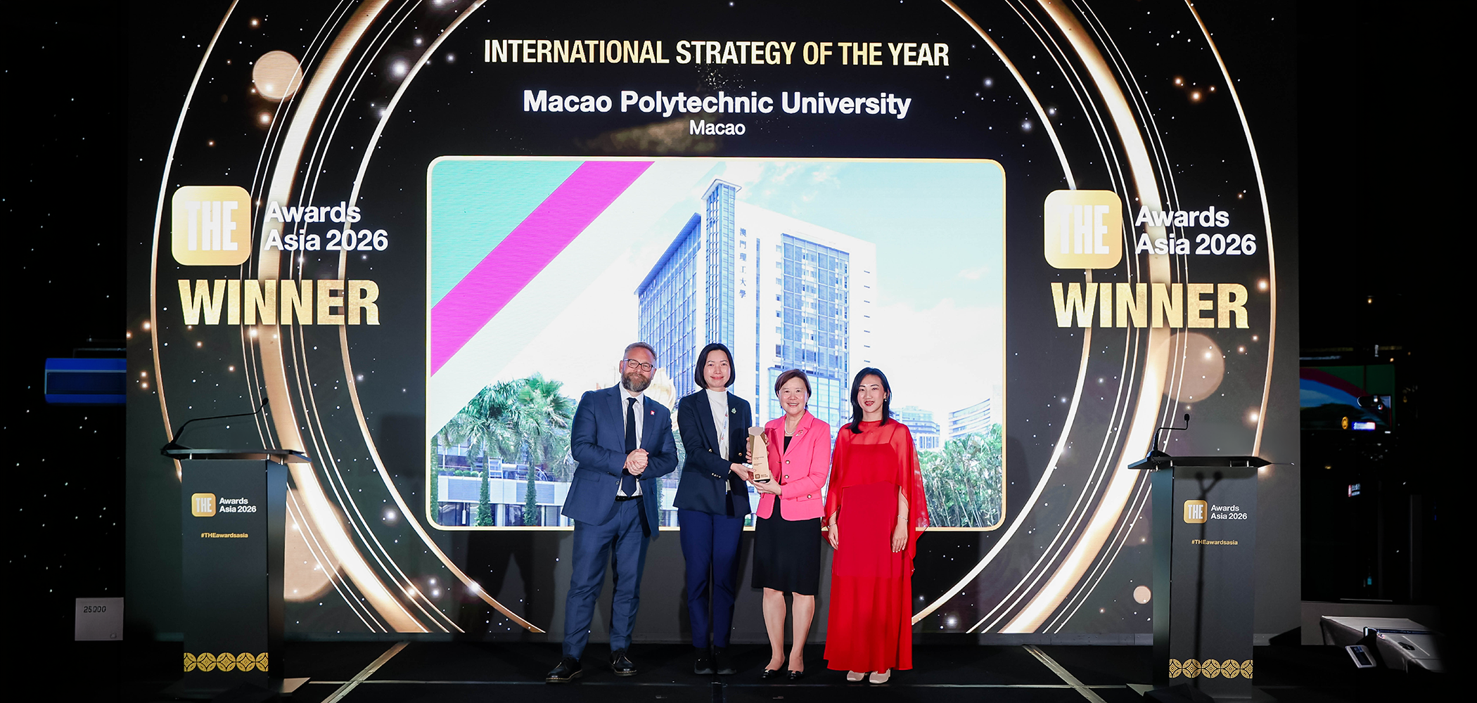 Macao's First at the 2026 Times Higher Education (THE) Award Asia